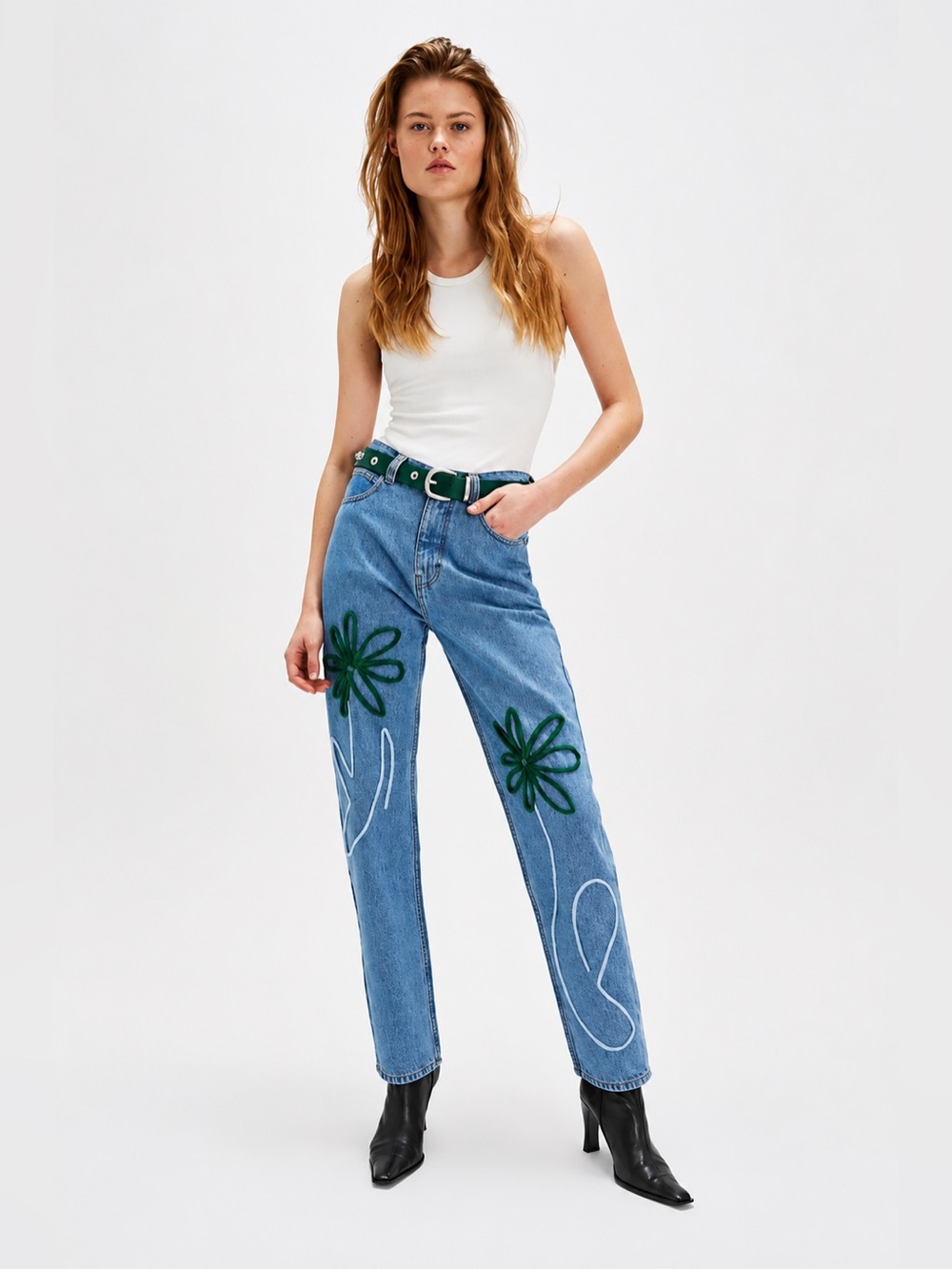 NEW Fanfare Label Fauna Piping Jeans